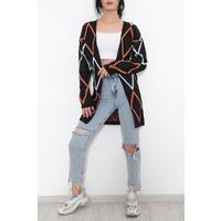 Patterned Cardigan Black - 7970.1319.