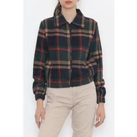 Patterned Cashmere Jacket Emerald - 11717.1095.