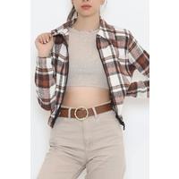 Patterned Cashmere Jacket Brown - 11717.1095.
