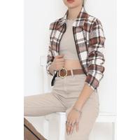 Patterned Cashmere Jacket Brown - 11717.1095.