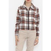 Patterned Cashmere Jacket Brown - 11717.1095.