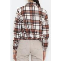 Patterned Cashmere Jacket Brown - 11717.1095.