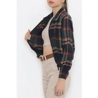 Patterned Cashmere Jacket Emerald - 11717.1095.