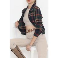 Patterned Cashmere Jacket Emerald - 11717.1095.