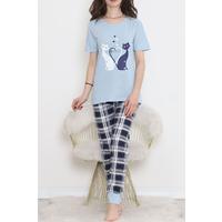 Desenli Pijama Takımı Bebemavi - 15279.1773.