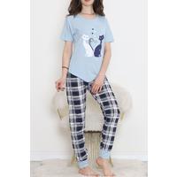 Desenli Pijama Takımı Bebemavi - 15279.1773.