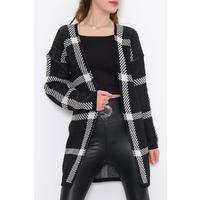Вязаный кардиган с рисунком черный - 7652.1319.