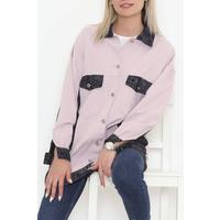 Patterned Long Jacket Powder - 1343.1367.