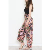 Dokuma Pantolon Turuncuçiçekli - 1233.1095.
