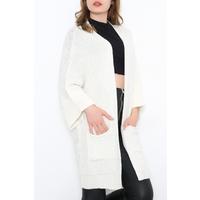 Duble Kol Hırka Ekru - 8588.1323.
