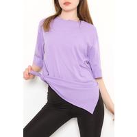 Екі жеңді футболка күлгін - 9611.253.