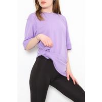 Екі жеңді футболка күлгін - 9611.253.