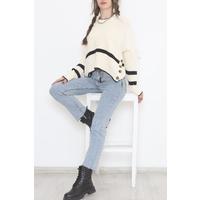 Buttoned Knitwear Beige - 1600.1765.
