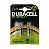 Duracell Şarjedilebilir İnce Kalem Pil 2'li AAA 750 mAh
