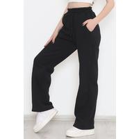 Straight Leg Sweatpants Black - 12351.053.
