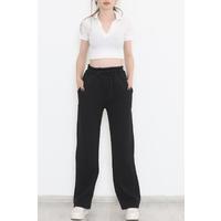 Straight Leg Sweatpants Black - 12351.053.