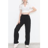 Straight Leg Sweatpants Black - 12351.053.