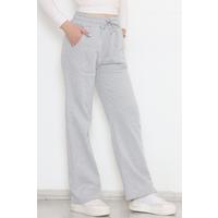 Straight Leg Sweatpants Gray - 12351.053.