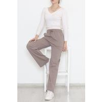 Straight Leg Sweatpants Light Brown - 12351.053.