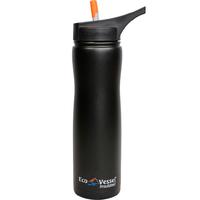Eco Vessel Aqua Vessel оқшауланған фильтрлі бөтелке термос 0,70 литр-ҚАРА