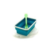 Eco Vessel Smashbox жиналмалы табақ-КӨК