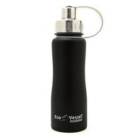 Eco Vessel Vidalı Kapaklı Yalıtımlı Termos 0.50 Litre-SİYAH