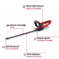 Einhell GC CH 1855/1 Lİ Solo Çit Budama Aküsüz