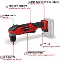 Einhell TE AD 18 Li  Solo Dik Açılı Vidalama