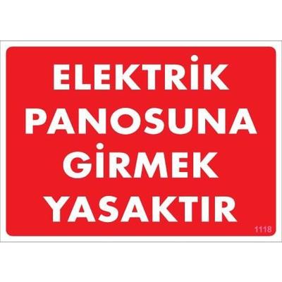 Elektrik Panosu Levhası 25x35 KOD:1118