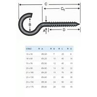 Ennalbur BA1860 18X60 Açık Piton 10 Adet
