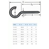 Ennalbur BA2080 20X80 Açık Piton 10 Adet