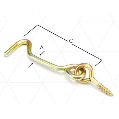 Ennalbur Çengelli Askı 40 No ( 5 Adet )