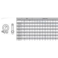 Ennalbur M10 Omega Zincir Kilidi 3/8 ( 2 Adet )