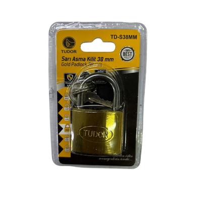 Ennalbur Tudor 38 mm Kısa Sarı Asma Kilit