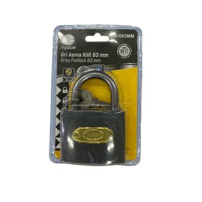 Ennalbur Tudor 63 mm Kısa Gri Asma Kilit