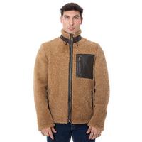 Мужская Куртка Teddy из Овчины , Рыжая Кудрявая Наружная Шерсть E20-SKY-BRN-GCW