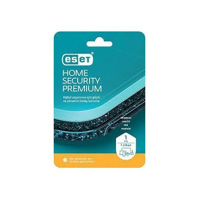 ESET HOME SECURITY PREMIUM Türkçe 1 Kullanıcı 1 Yıl Box