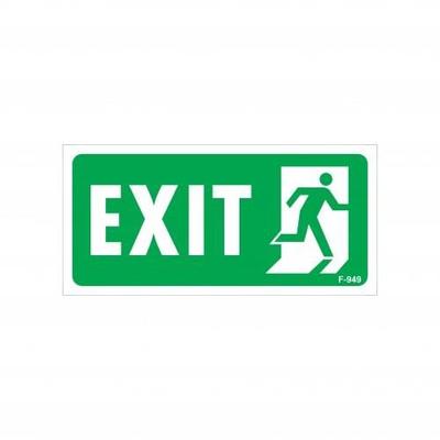 Exit Sağ Uyarı Levhası 17,5x25 KOD:949