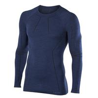 Falke Wt Long Sleeved C Top Underwear - BLUE