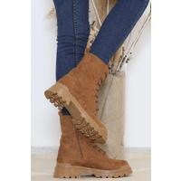 Zippered Boots Light Brown - 11978.264.