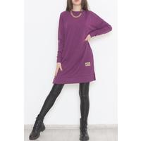 Ribbed Crest Tunic Purple - 12455.1778.