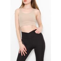 Corduroy Bustier Ашық күлгін - 9034.125.