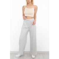 Fitilli Pantolon Açıkgri - 8337.1567.