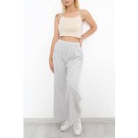 Fitilli Pantolon Açıkgri - 8337.1567.