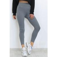 Ribbed Leggings Smoked - 7759.1169.