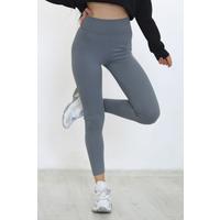 Ribbed Leggings Smoked - 7759.1169.