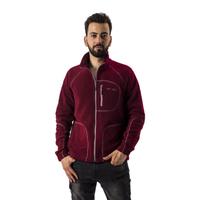 FreeCamp Man Full Zipper Fleece Polar-BORDO