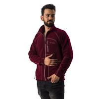 FreeCamp Man Full Zipper Fleece Polar-BORDO