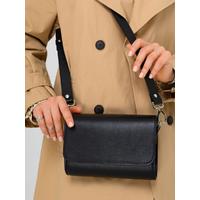 Pierre Cardin Women's bag made of genuine leather Small Keeper 1002 BLACK