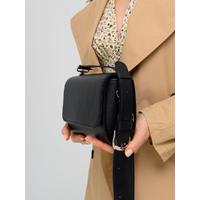 Pierre Cardin Women's bag made of genuine leather Small Keeper 1002 BLACK